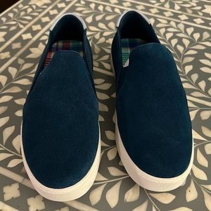 Cole Haan Women’s Grand Pro Contender 2 Oslon Suede Slip Ons Moonlit Ocean 8.5
